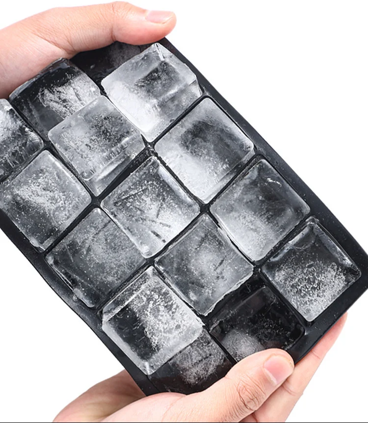 15 even square ice cube ice cube film with food grade silicone ice cube easy demoulding ice box for summer drinks