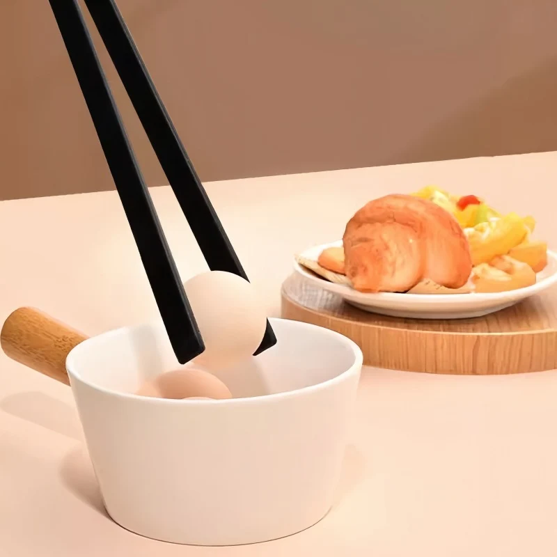 Silicone food clip steak V clip salad clip kitchen high temperature food barbecue bread food fish shovel clip