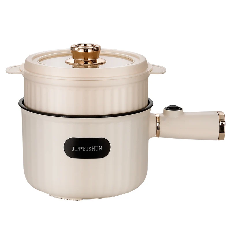 Electric Wok Hot Pot Noodles Mini Electric Cooking Pot Non-stick Multi-functional Electric Pot Student Dormitory Small Electric Pot for Home