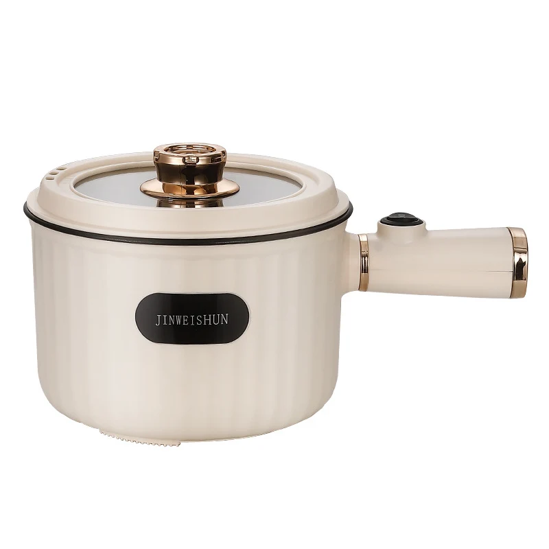 Electric Wok Hot Pot Noodles Mini Electric Cooking Pot Non-stick Multi-functional Electric Pot Student Dormitory Small Electric Pot for Home