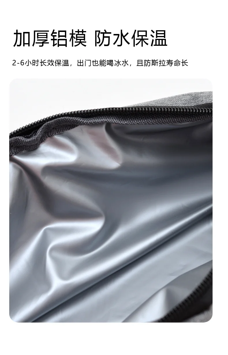 Cross-border Heat Preservation Cold Portable Drink Water Cup Coke Canned Beer Zipper Box Hand Storage Bag
