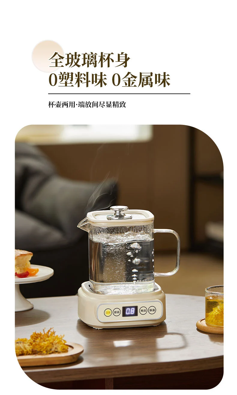 Health Pot Multi-functional New Household Glass Kettle Small Office Tea Maker Dormitory Flower Tea Pot Gift