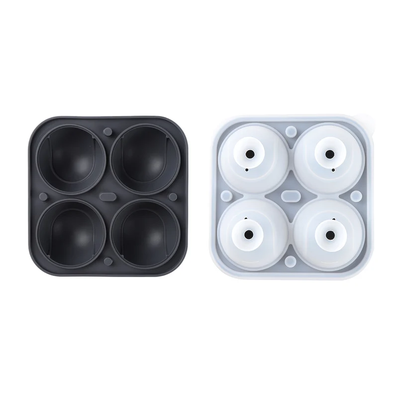 Food Grade Large Ice Hockey Mold Ice Artifact Whiskey Household Frozen Ice Block Spherical Large Silicone Round Ice Pot