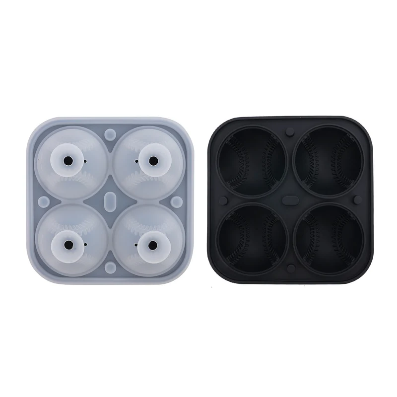Food Grade Large Ice Hockey Mold Ice Artifact Whiskey Household Frozen Ice Block Spherical Large Silicone Round Ice Pot