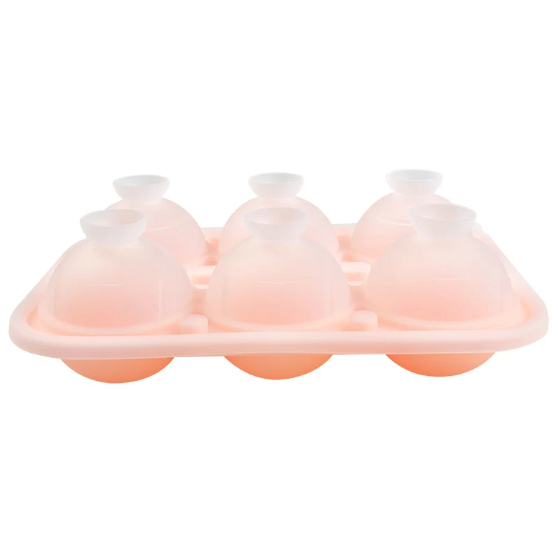 Food Grade Large Ice Hockey Mold Ice Artifact Whiskey Household Frozen Ice Block Spherical Large Silicone Round Ice Pot