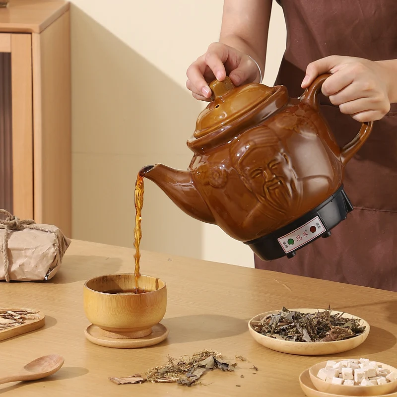 Factory wholesale decocting pot Chinese medicine pot automatic household Li Shizhen medicine pot plug-in decocting Chinese medicine casserole ceramic