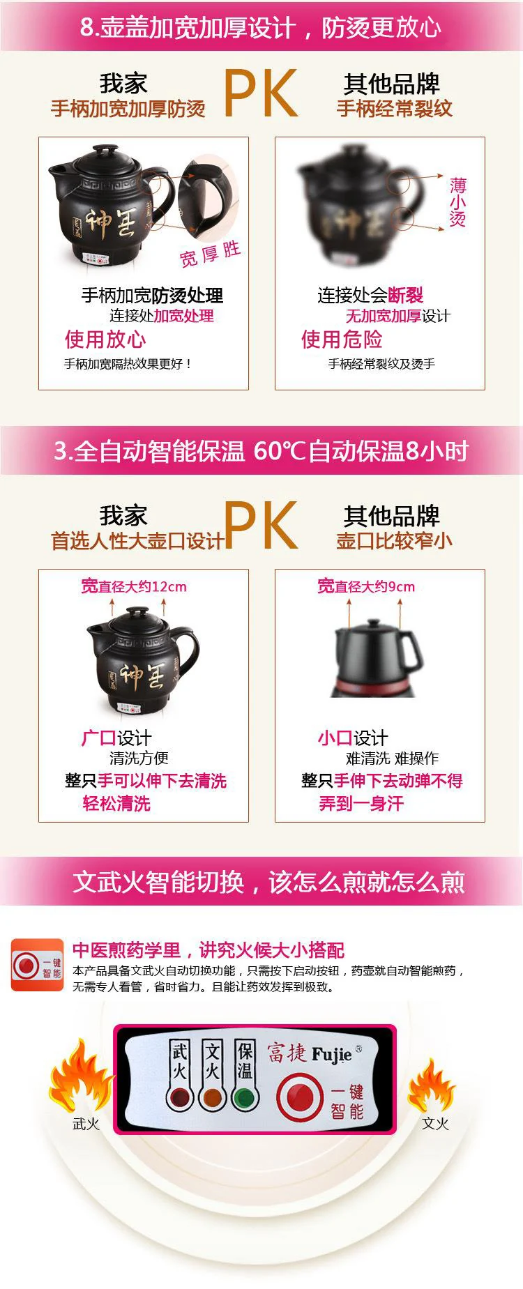 Factory wholesale decocting pot Chinese medicine pot automatic household Li Shizhen medicine pot plug-in decocting Chinese medicine casserole ceramic