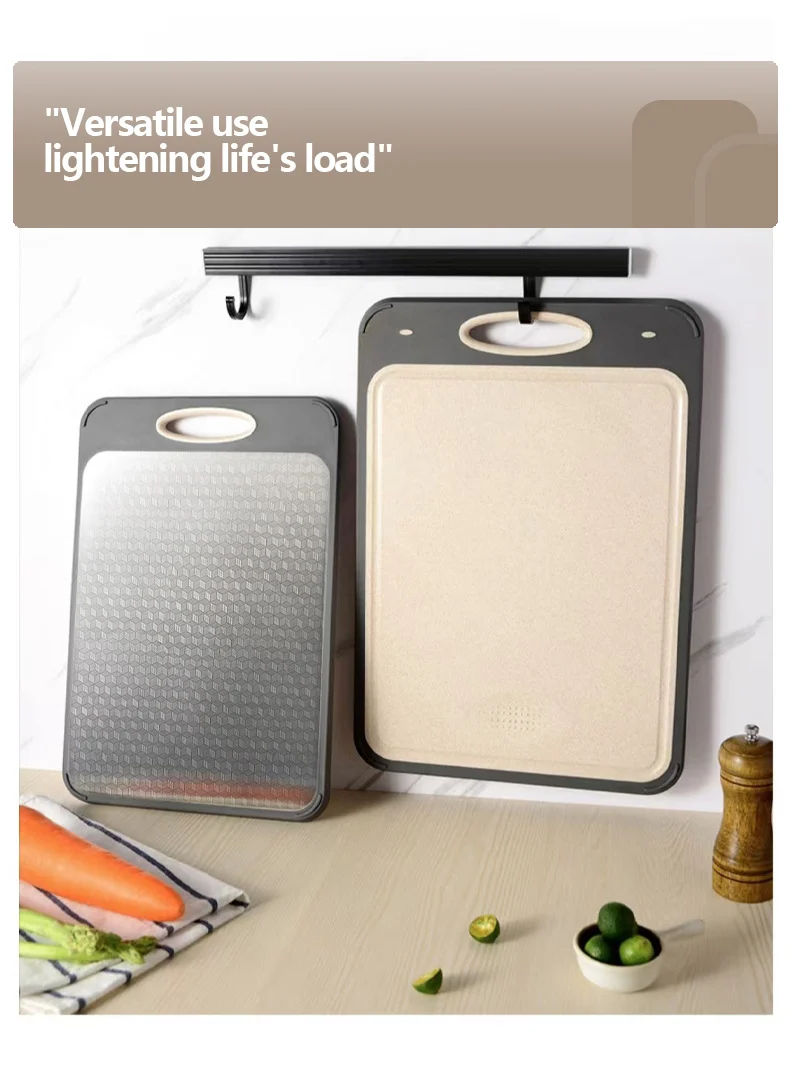 New in stock Amazon Explosions 3D Pattern Stainless Steel Cutting Board Titanium Cutting Board 304 Double-sided Cutting Board