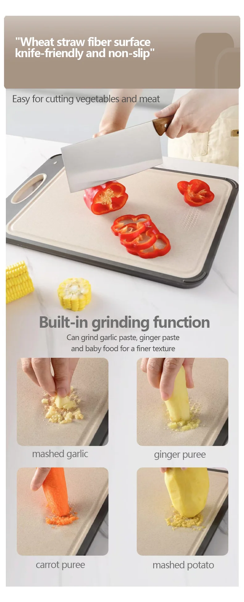 New in stock Amazon Explosions 3D Pattern Stainless Steel Cutting Board Titanium Cutting Board 304 Double-sided Cutting Board