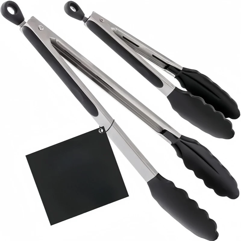Cross-border Clip Kitchen Barbecue Clip Food Clip Silicone Clip Anti-scalding Clip Bread Fried Steak Clip Barbecue Clip