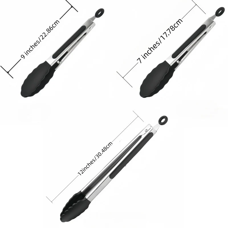 Cross-border Clip Kitchen Barbecue Clip Food Clip Silicone Clip Anti-scalding Clip Bread Fried Steak Clip Barbecue Clip