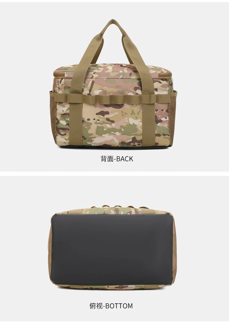in stock Niuniu Outdoor Camping Storage Bag Large Capacity Camouflage Handbag Tear Resistant Material Tactical Bag Wholesale