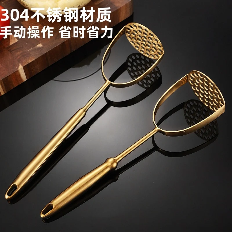 Stainless steel sweet potato masher household potato press kitchen tool manual multi-function masher potato press