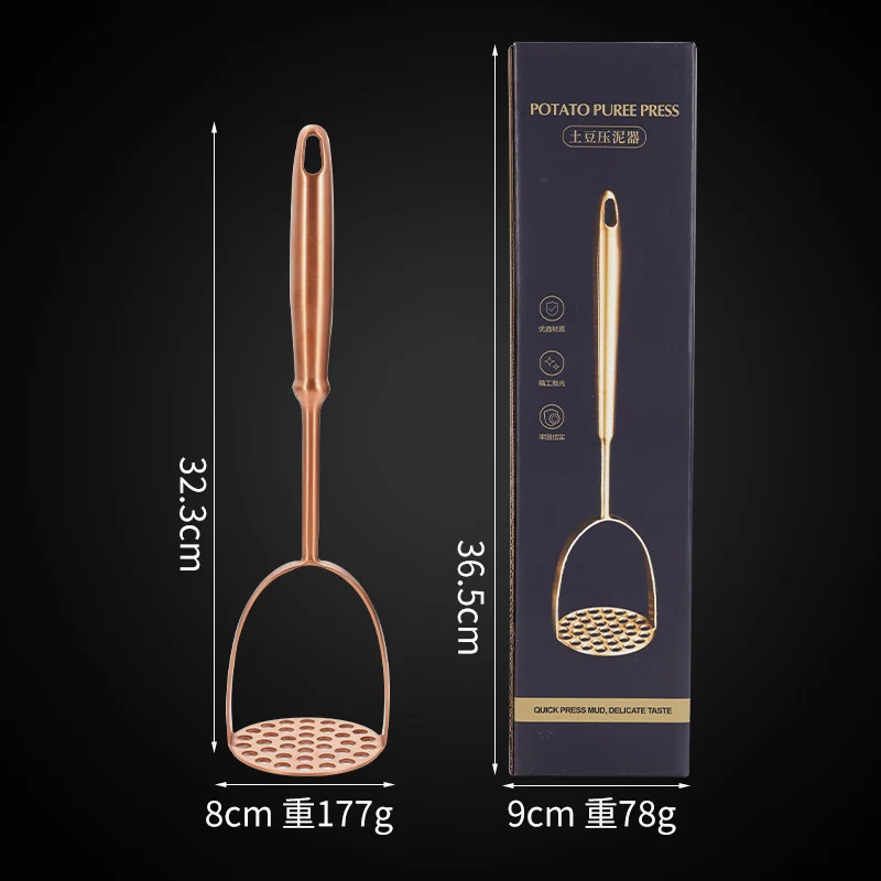 Stainless steel sweet potato masher household potato press kitchen tool manual multi-function masher potato press