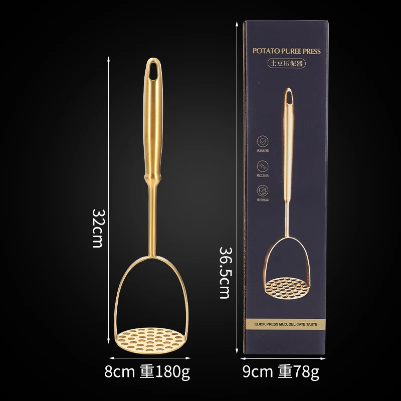 Stainless steel sweet potato masher household potato press kitchen tool manual multi-function masher potato press