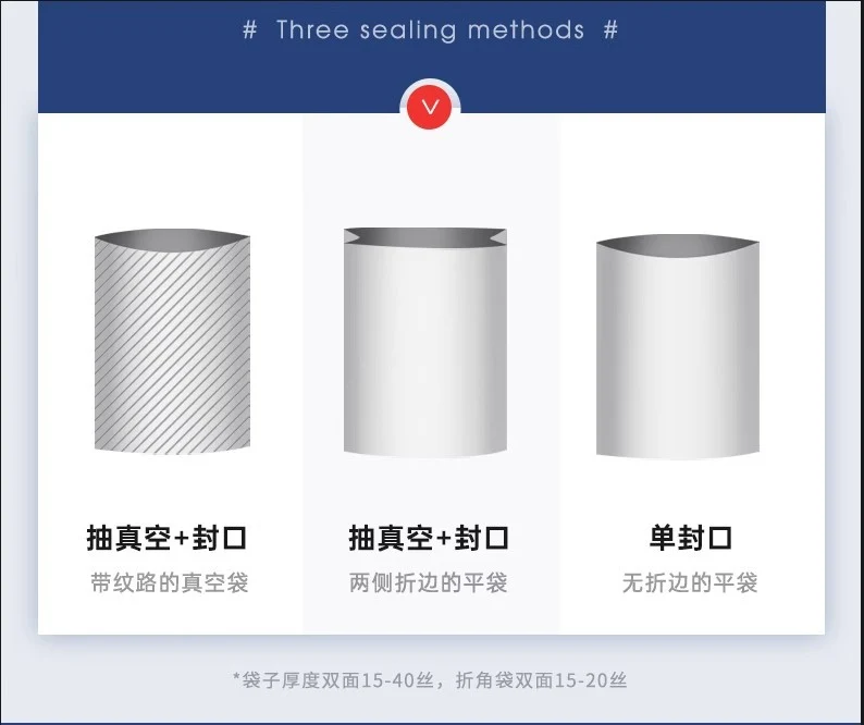 Vacuum Sealing Machine Packaging Fresh-keeping Machine Small Household Vacuum Food Air Sealing Machine] Fully Automatic Plastic