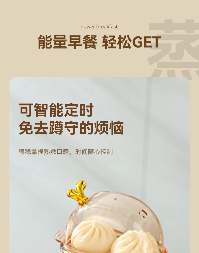 Mini Egg Boiler 2024 New Arrival Regular One-person Egg Steamer Automatic Power-off Household Small Smart