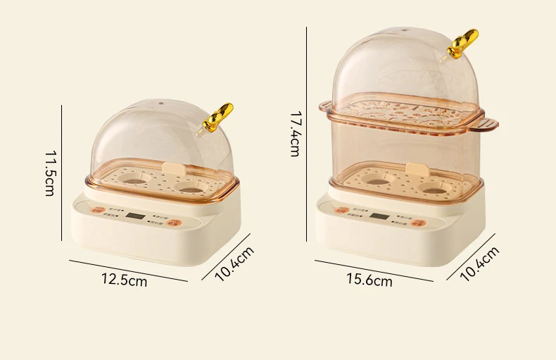 Mini Egg Boiler 2024 New Arrival Regular One-person Egg Steamer Automatic Power-off Household Small Smart