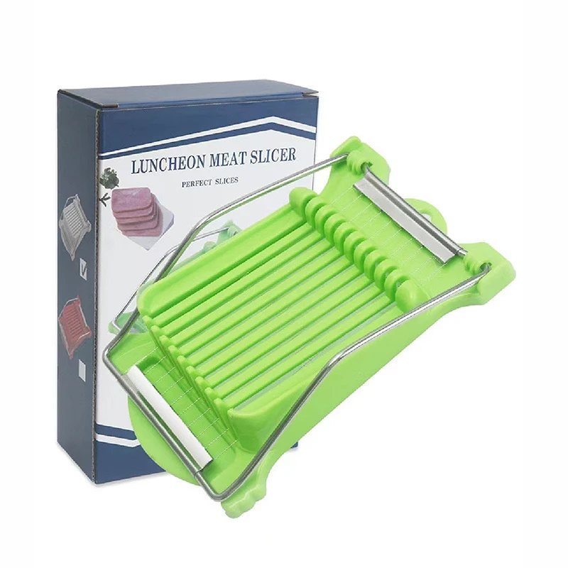 Potato Slicer Luncheon Meat Slicer Ham Slice Household Fruit Vegetable Cutter Kitchen Plastic Egg Cutter