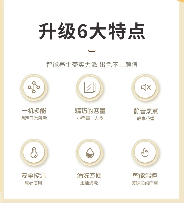 Multifunctional Health Cup Electric Stew Cup Small Mini Heating Water Cup Tea Boiling Pot Hot Milk Office Artifact
