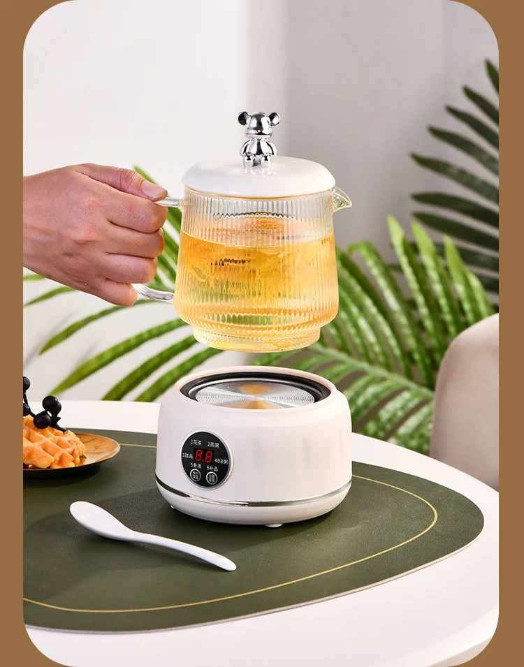 Multifunctional Health Cup Electric Stew Cup Small Mini Heating Water Cup Tea Boiling Pot Hot Milk Office Artifact