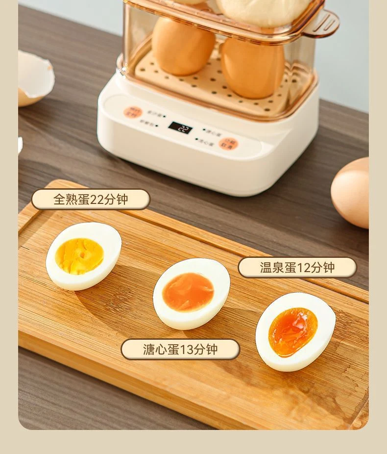 Egg steamer 2024 new can be scheduled to time a person egg cooker automatic power-off household mini small smart