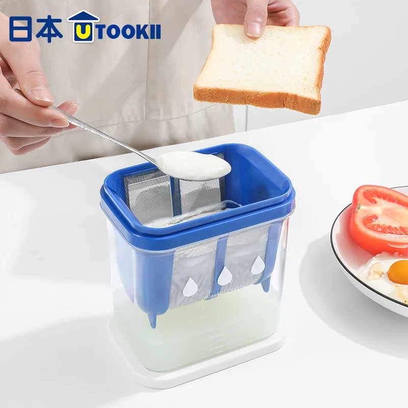 Cross-border yogurt filter homemade Greek yogurt machine cold extraction whey separator cheese soy milk cleaning net artifact