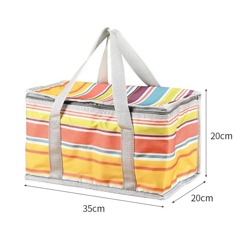 Spot Takeout Insulation Bag Wholesale Outdoor Picnic Insulation Satchel Ice Bag Large Capacity Takeaway Cake Insulation Bag