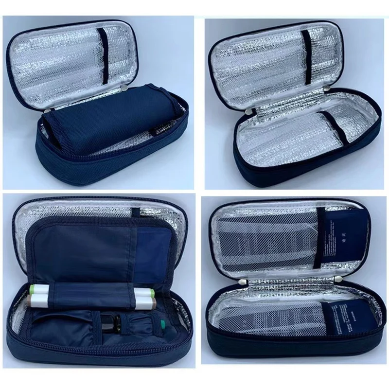 Insulin Refrigerated Biological Gel Ice Bag 75g Nylon Thermal Insulation Refrigeration Ice Strips Fresh and Cold Insulation Medical Ice Bag