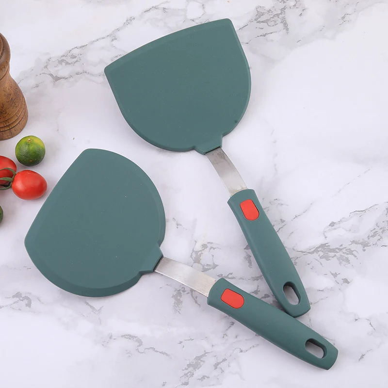 Silicone Kitchenware High Temperature Resistant Silicone Shovel Food Grade Household Teppanyaki Home Edition Teppanyaki Tools Complete Set