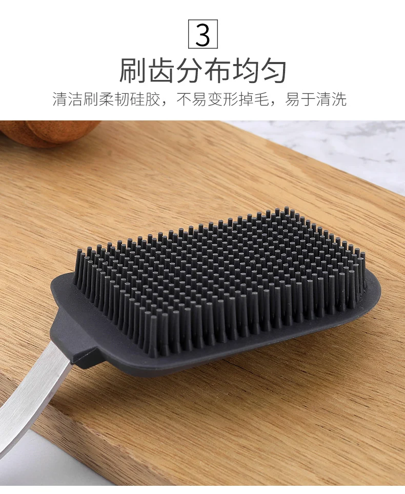 Silicone Cooking Utensils Teppanyaki Cooking Shovel Non-stick Pan Silicone Pancake Yazi Shovel Cross-border Hot Sale
