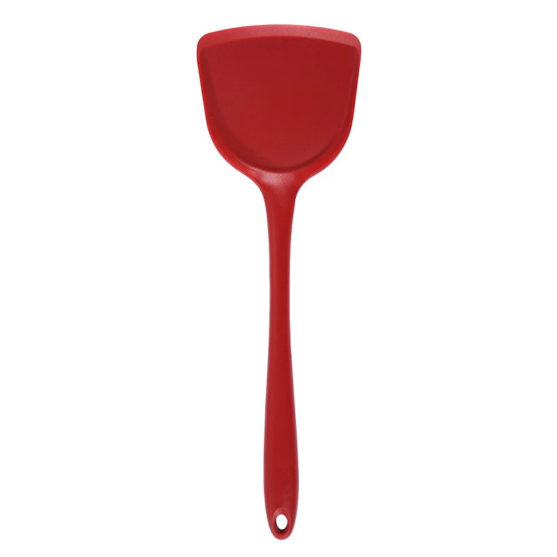 In-Stock Two-Color Silicone Kitchen Utensils, Kitchen Supplies That Won'T Damage Pots, Easy to Clean, Strainer, Soup Spoon, Spatula Set, Non-Stick Pan