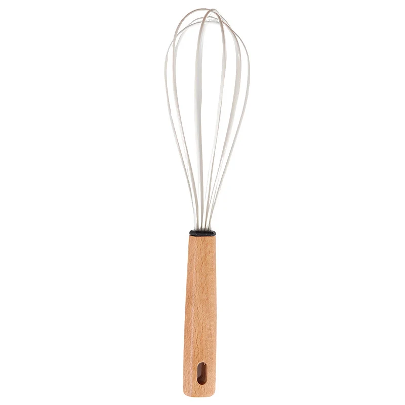 Wooden Handle Silicone Kitchen Utensil Set, Non-Stick Pan, Silicone Spatula, Soup Spoon, High Temperature Resistant Silicone Cooking Spatula, Daily Kitchen Utensils