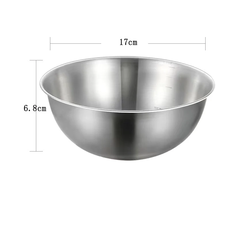 Cross-border Stainless Steel Thickened Vegetable Washing Basin Draining Basket Household Kitchen Rice Washing Artifact Vegetable Washing Basin Rice Washing Sieve Rice Washing Basin