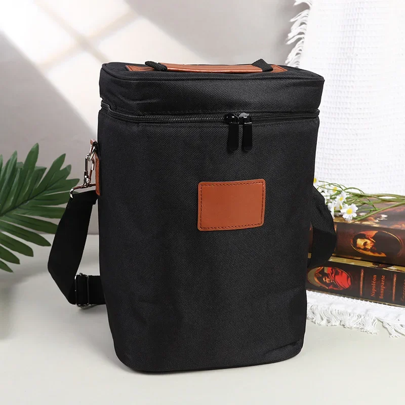 lunch bag red wine thermos bag 4 bottles wine cold ice bag outdoor picnic bag picnic bag