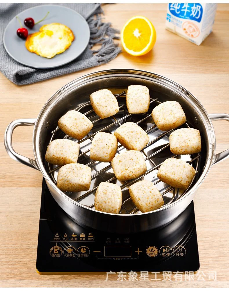 Multifunctional Stainless Steel Steaming Rack Household Water-proof Electric Rice Cooker Pressure Cooker with Steaming Vegetable Rack Small Diameter Steaming Cage Rack