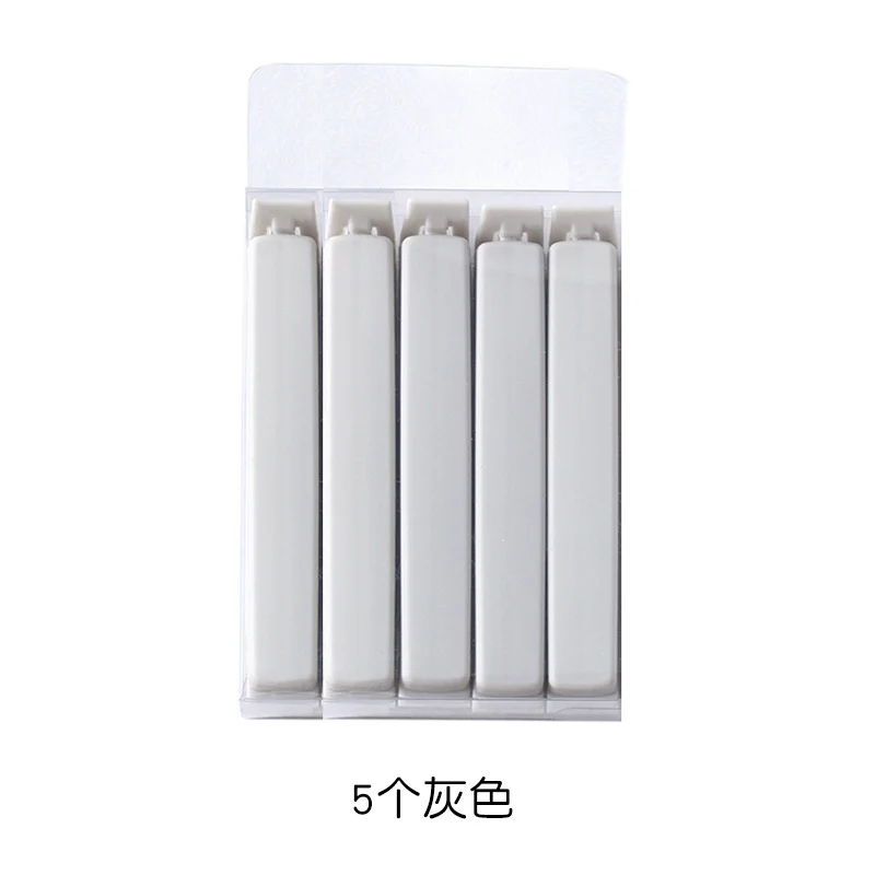 TZ2160 food fresh-keeping sealing clip plastic bag clip snack bag sealer 5 pieces sealing clip
