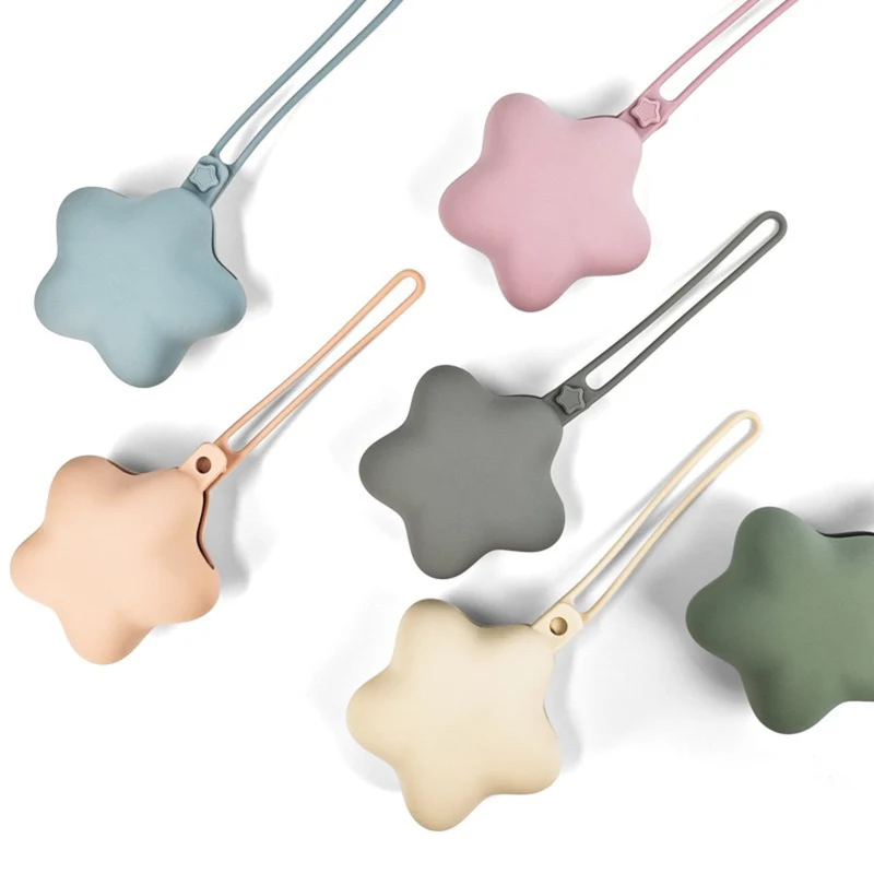 Ins Nordic Style New Plastic Clip Silicone Chain Baby Toy Grinding Stick Tooth Gum Silicone Chain Nipple Anti-losing Rope