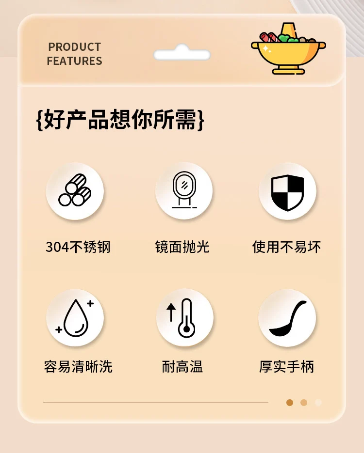 New 304 Stainless Steel Ice Cream Spoon Self-melting Ice Cream Spoon Digging Watermelon Fruit Ball Digger Eating Melon Artifact Spoon