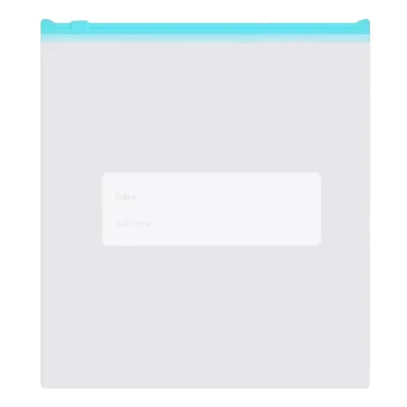 Dense Bag Zipper Fresh-Keeping Bag Refrigerator Freezer Refrigeration Removable Storage Seal Bag Self-Sealing Waterproof Thickeneding and Widening
