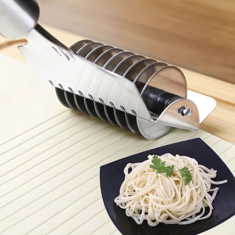 Rolling Noodles Knife Household Cutting Scallion Noodles New Roller Knife Noodles Cutting Knife Commercial Noodles Cutting Artifact