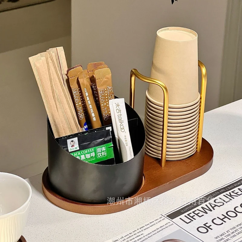 High-value Paper Cup Holder Disposable Cup Taker Desktop Coffee Table Storage Rack Tea Cup Coffee Cup Cup Holder