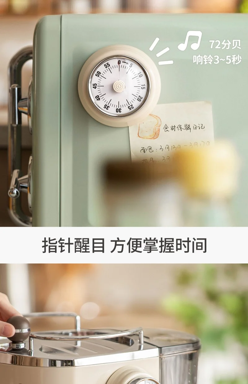 Export mechanical timer kitchen cooking timing reminder visual time management alarm clock countdown magnetic attraction