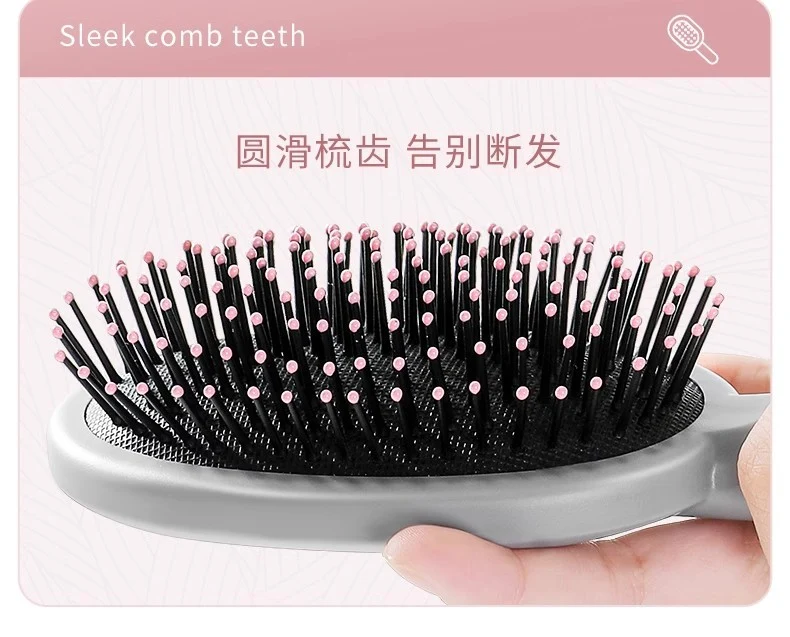 Comb Women's Household Portable Straight Hair Comb Airbag Comb Men's Curly Hair Massage Meridian Fluffy Hollow Cleaning