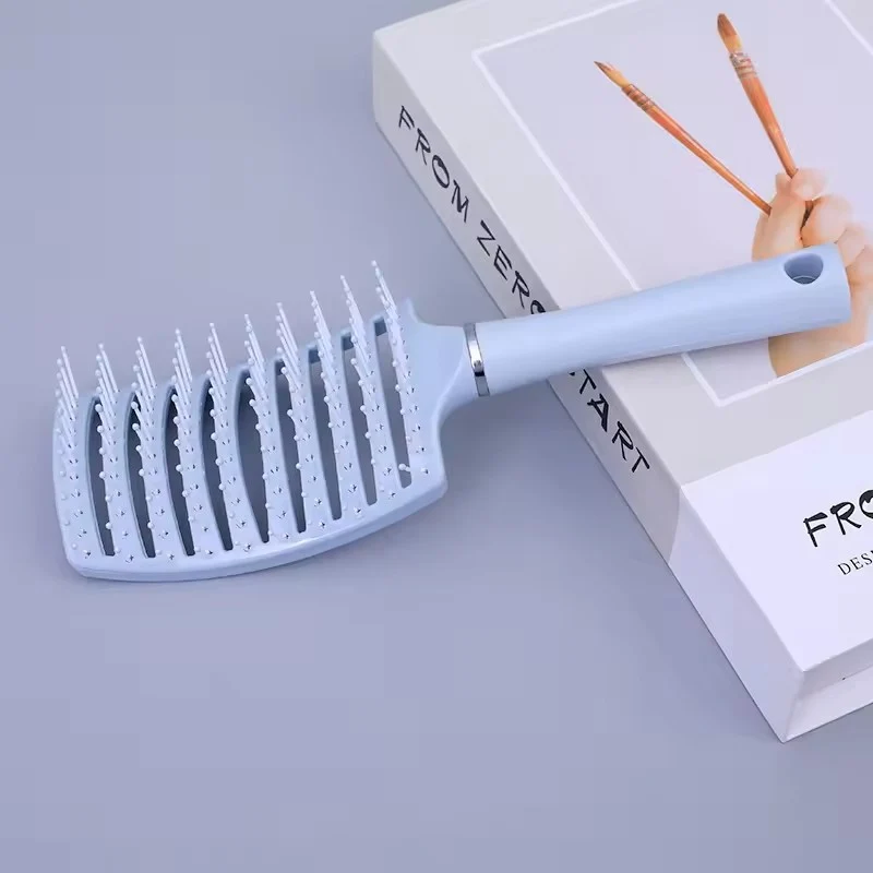 Comb Women's Household Portable Straight Hair Comb Airbag Comb Men's Curly Hair Massage Meridian Fluffy Hollow Cleaning