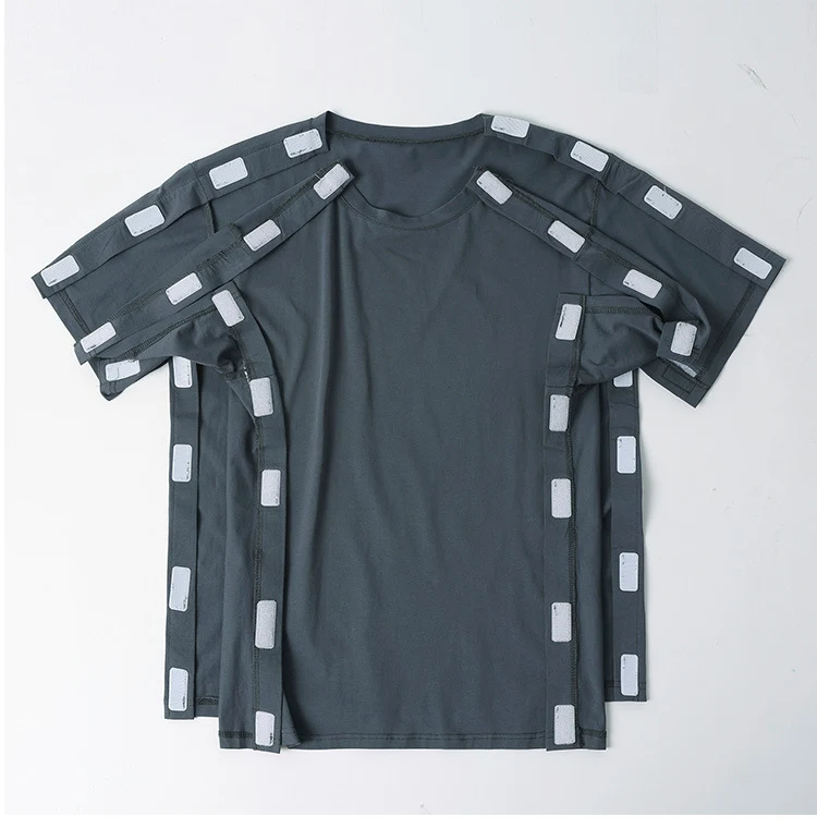 Summer patient care clothing easy to put on and take off hospital gown short sleeve cotton middle-aged and elderly medical clothing fracture clothing wholesale