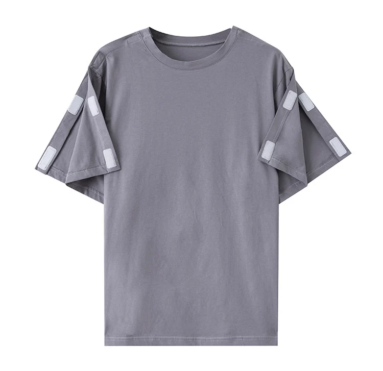 Summer patient care clothing easy to put on and take off hospital gown short sleeve cotton middle-aged and elderly medical clothing fracture clothing wholesale