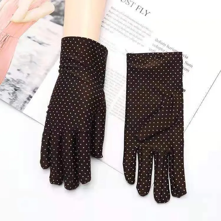 Spandex Gloves Spring and Summer White Ceremonial Thin Short Elastic Gloves for Men and Women Tight White Gloves Jewelry Gloves