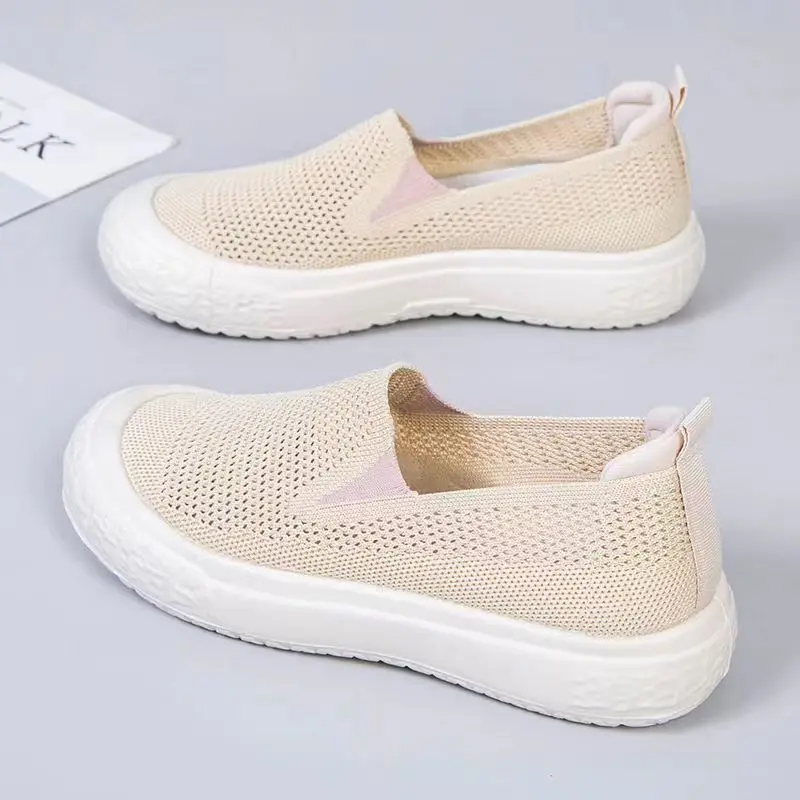 Hongyan Wholesale Breathable Trendy Mesh Woven Sports Women's Shoes Casual Sports Shoes