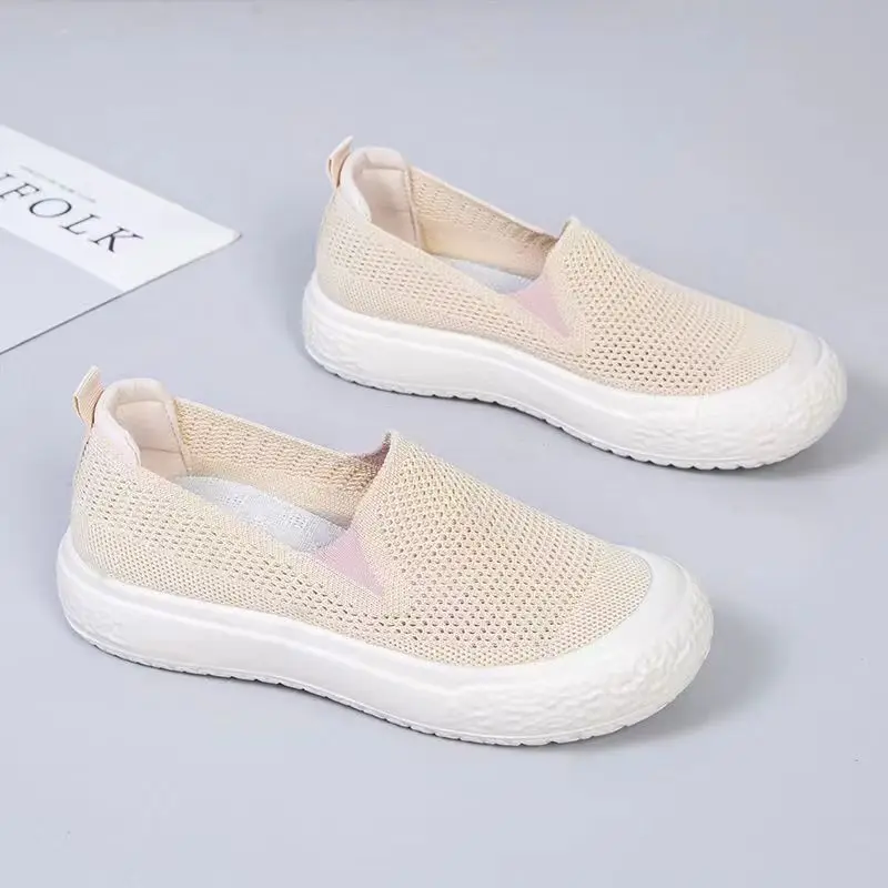 Hongyan Wholesale Breathable Trendy Mesh Woven Sports Women's Shoes Casual Sports Shoes